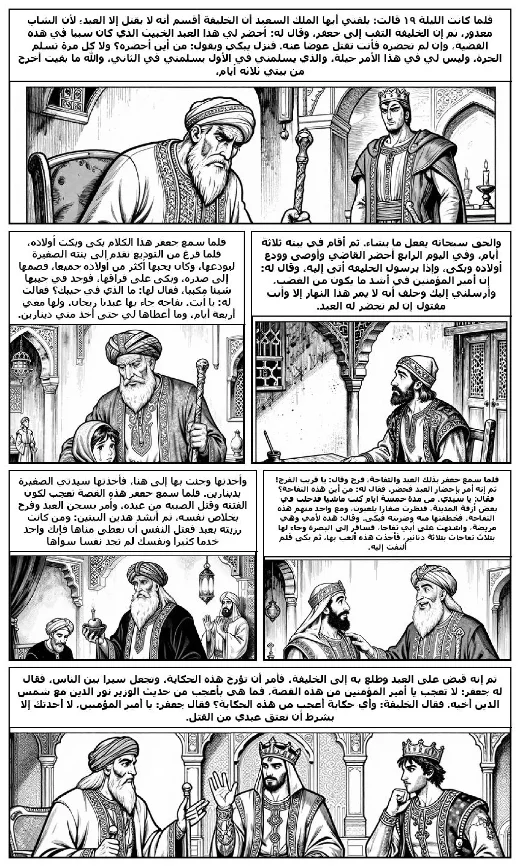 One Thousand and One Nights manga adaptation by Folk tradition · Page 1