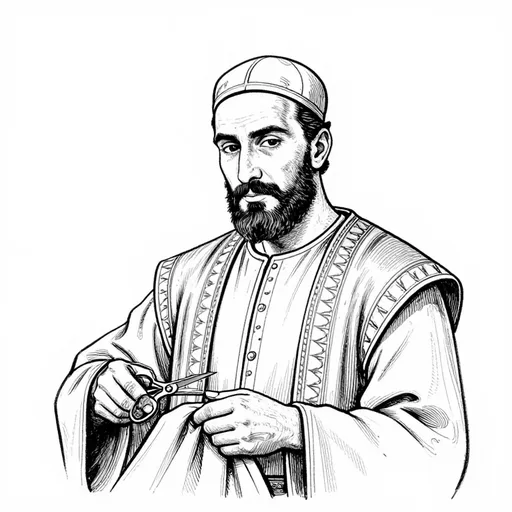 The Tailor, A tailor of China, character in One Thousand and One Nights