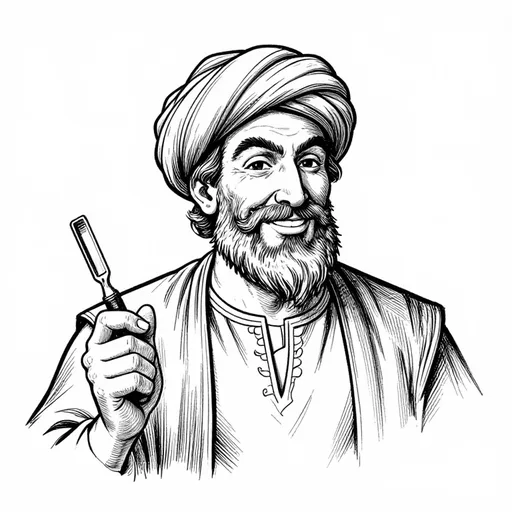 The Barber, The talkative barber, character in One Thousand and One Nights