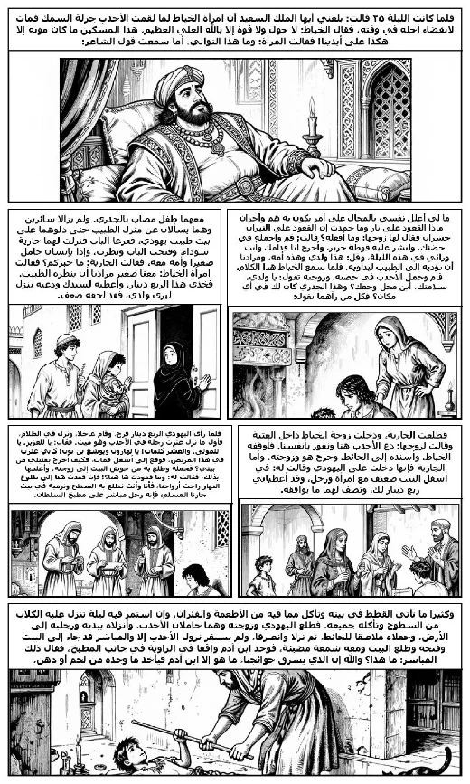 One Thousand and One Nights manga adaptation by Folk tradition · Page 1