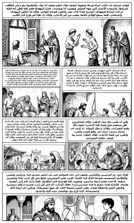 One Thousand and One Nights manga adaptation by Folk tradition · Page 3