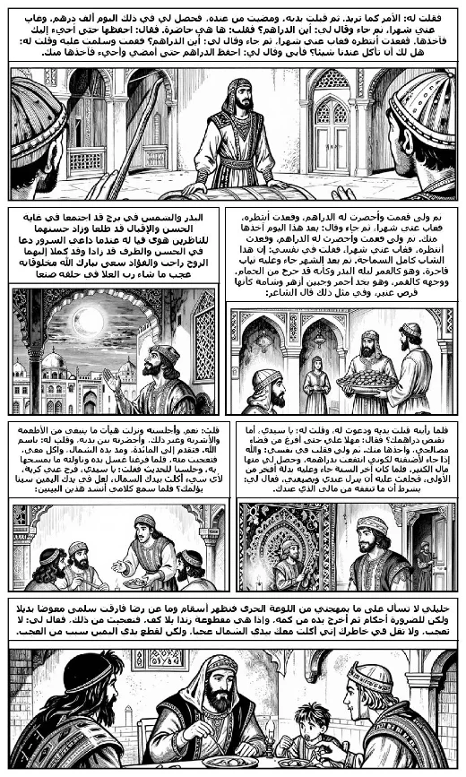 One Thousand and One Nights manga adaptation by Folk tradition · Page 4