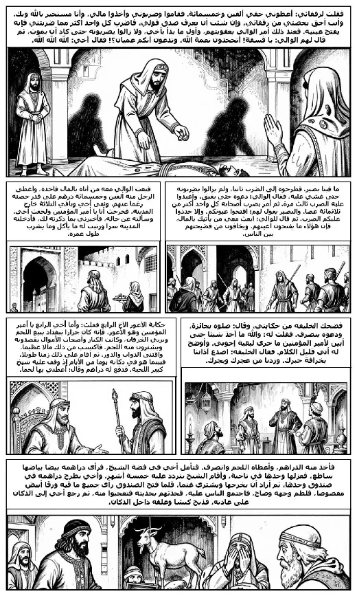 One Thousand and One Nights manga adaptation by Folk tradition · Page 3