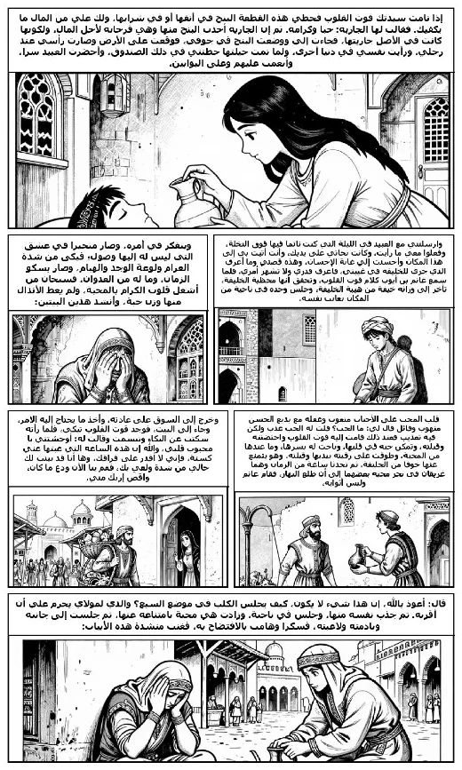 One Thousand and One Nights manga adaptation by Folk tradition · Page 3
