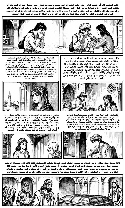 One Thousand and One Nights manga adaptation by Folk tradition · Page 4