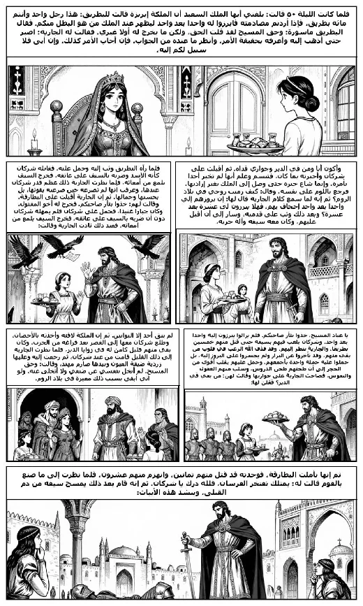 One Thousand and One Nights manga adaptation by Folk tradition · Page 1