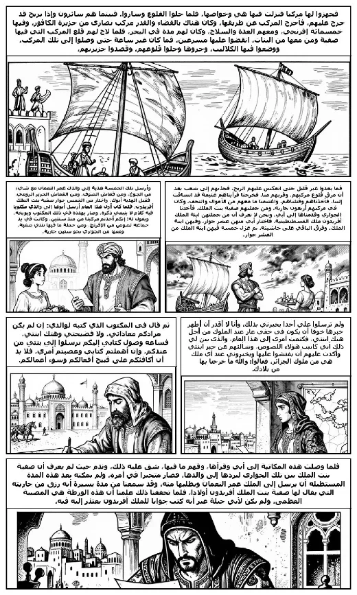 One Thousand and One Nights manga adaptation by Folk tradition · Page 3