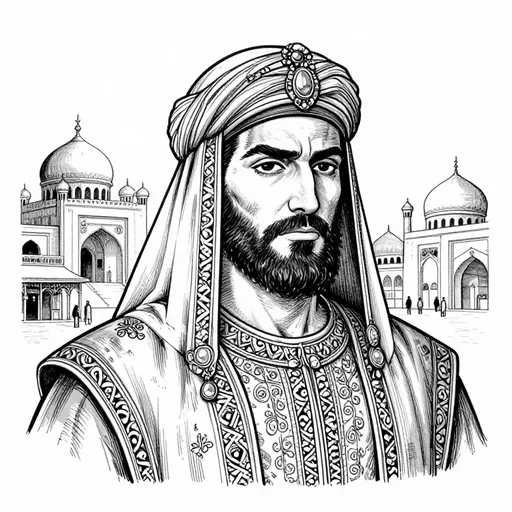 King Shahriyar, The King who takes a bride each night, character in One Thousand and One Nights