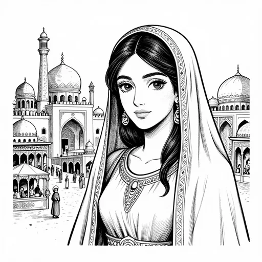 Shahrazad, The storyteller, character in One Thousand and One Nights