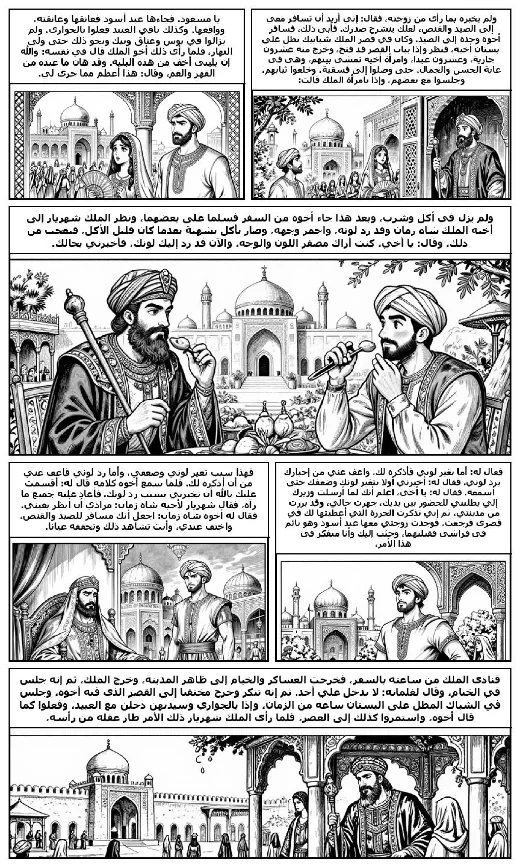 One Thousand and One Nights manga adaptation by Folk tradition · Page 2