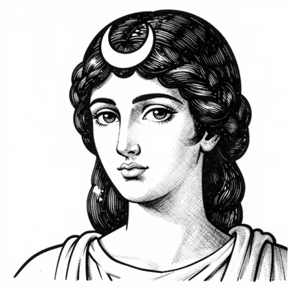 Diana (Artemis), The virgin huntress, character in Oriental Legends