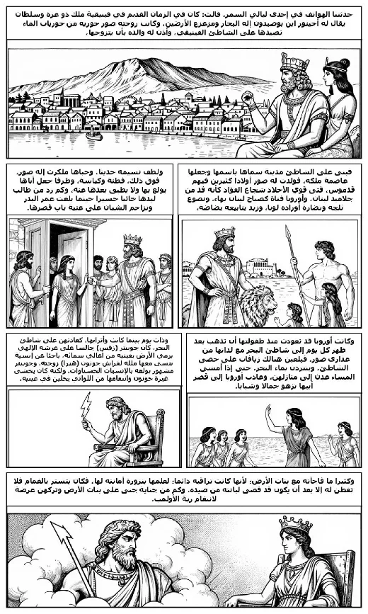 Oriental Legends manga adaptation by Karam Bustani · Page 1