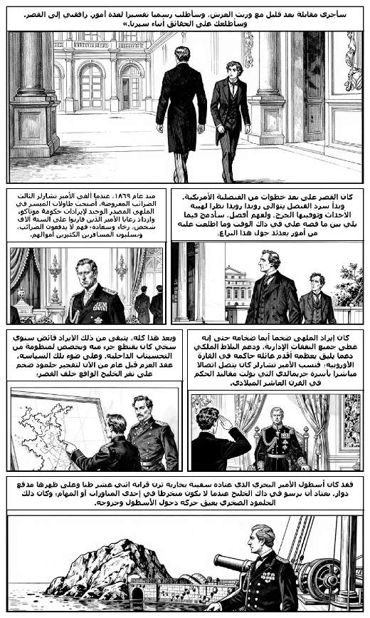 Our War with Monaco manga adaptation by Edward Page Mitchell · Page 3