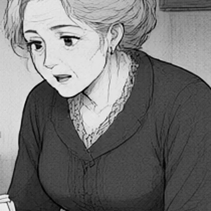 Violet's mother, Lives in town and awaits her daughter, character in The Adventure of the Solitary Cyclist