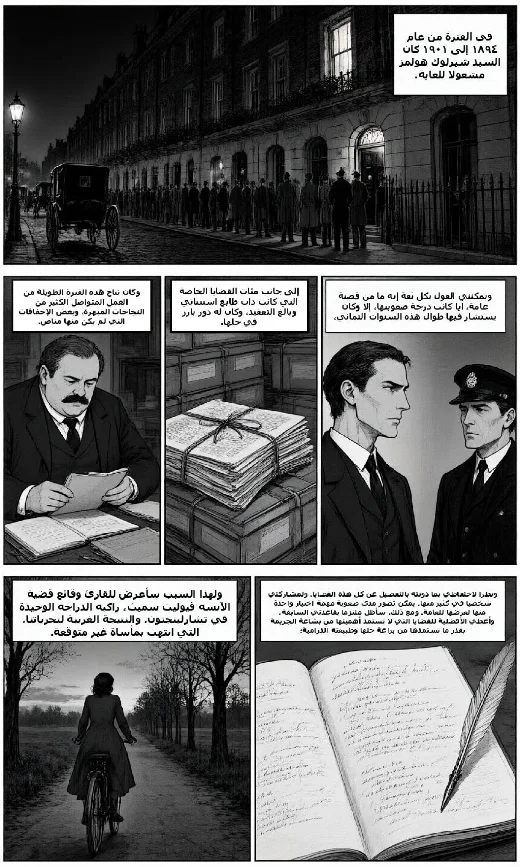 The Adventure of the Solitary Cyclist manga adaptation by Arthur Conan Doyle · Page 1