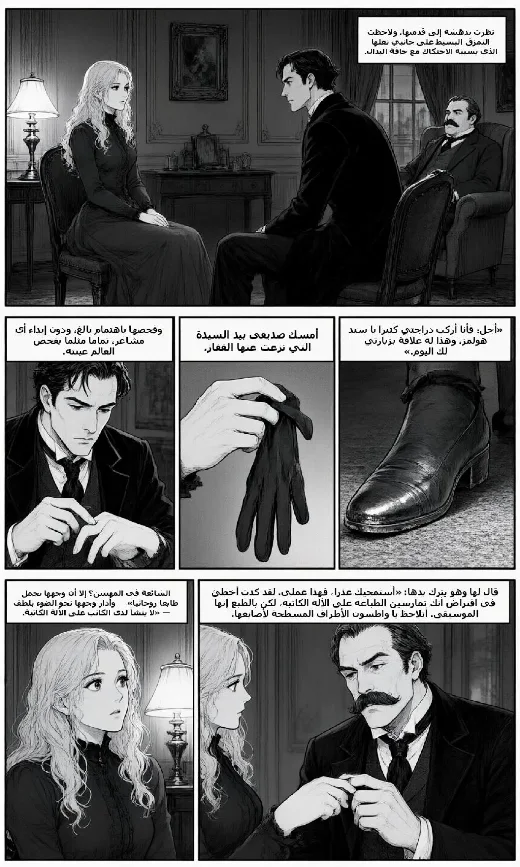 The Adventure of the Solitary Cyclist manga adaptation by Arthur Conan Doyle · Page 3