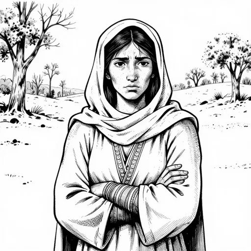 The Woodcutter's wife, The children's mother, character in Tahir and Nadia