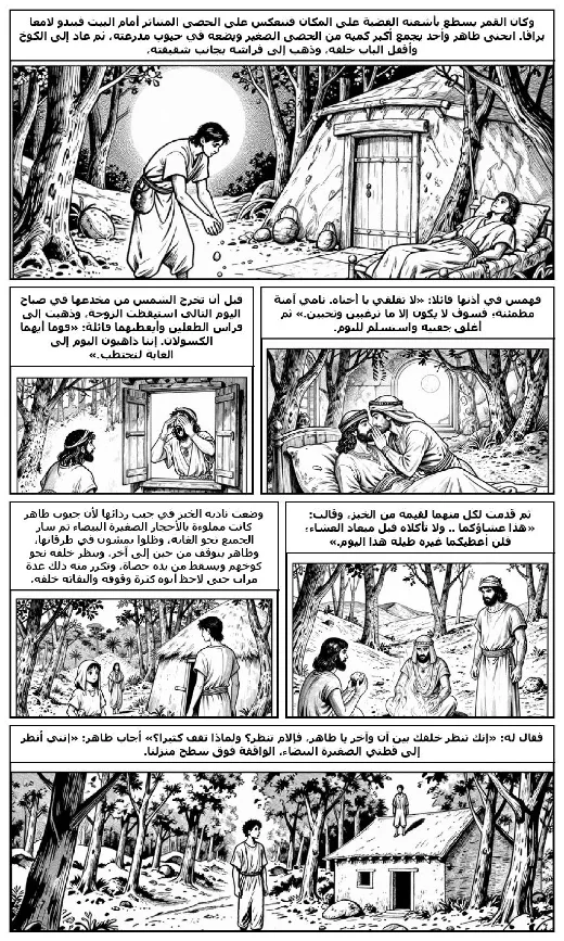 Tahir and Nadia manga adaptation by Amin Salameh · Page 3