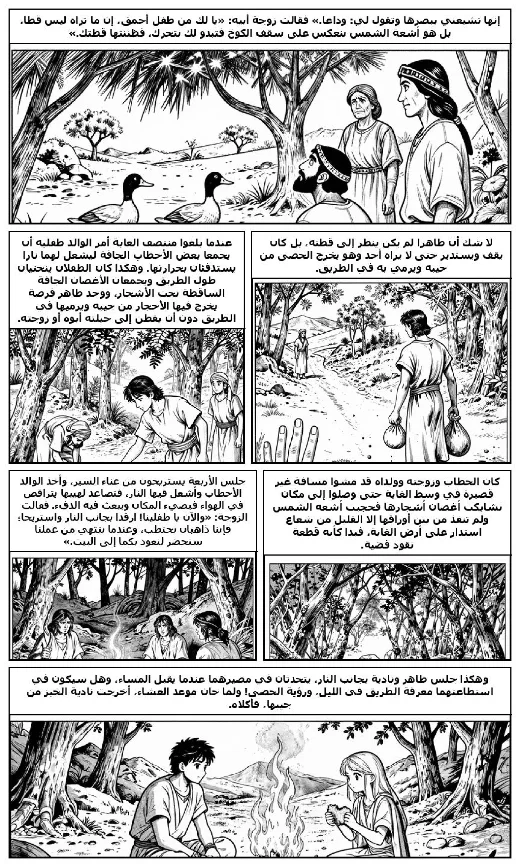 Tahir and Nadia manga adaptation by Amin Salameh · Page 4