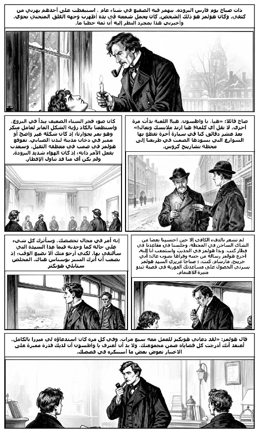 The Adventure of Abbey Grange manga adaptation by Arthur Conan Doyle · Page 1