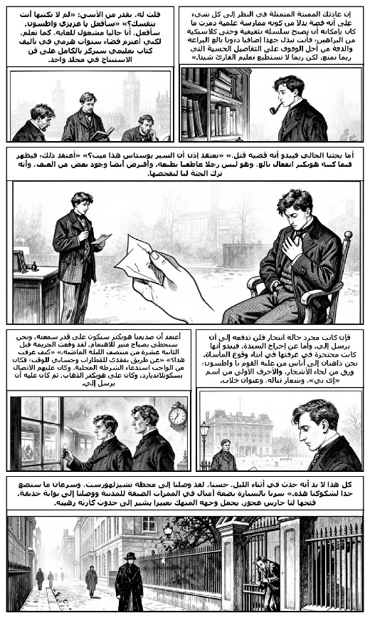 The Adventure of Abbey Grange manga adaptation by Arthur Conan Doyle · Page 2