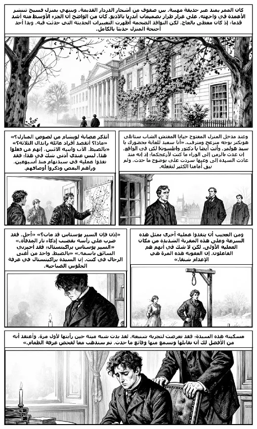 The Adventure of Abbey Grange manga adaptation by Arthur Conan Doyle · Page 3