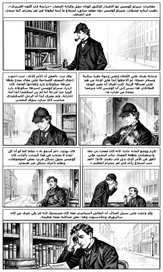 The Adventures of Sherlaw Kombs manga adaptation by Robert Barr · Page 1