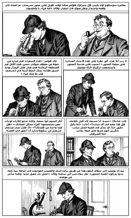 The Adventure of Shoscombe Old Place manga adaptation by Arthur Conan Doyle · Page 1