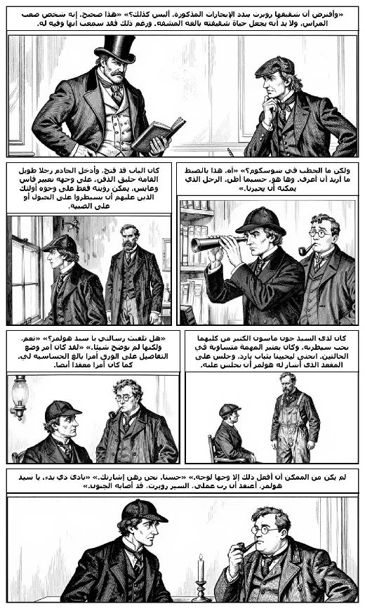 The Adventure of Shoscombe Old Place manga adaptation by Arthur Conan Doyle · Page 4