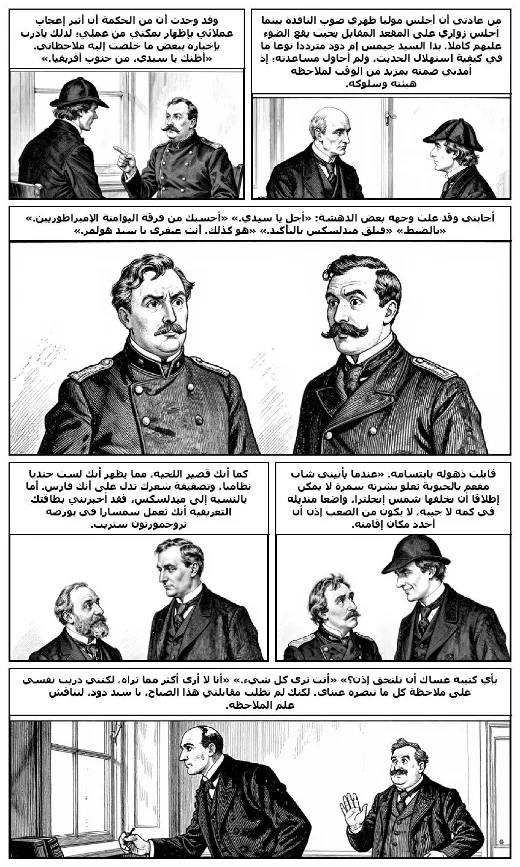 The Adventure of the Blanched Soldier manga adaptation by Arthur Conan Doyle · Page 2
