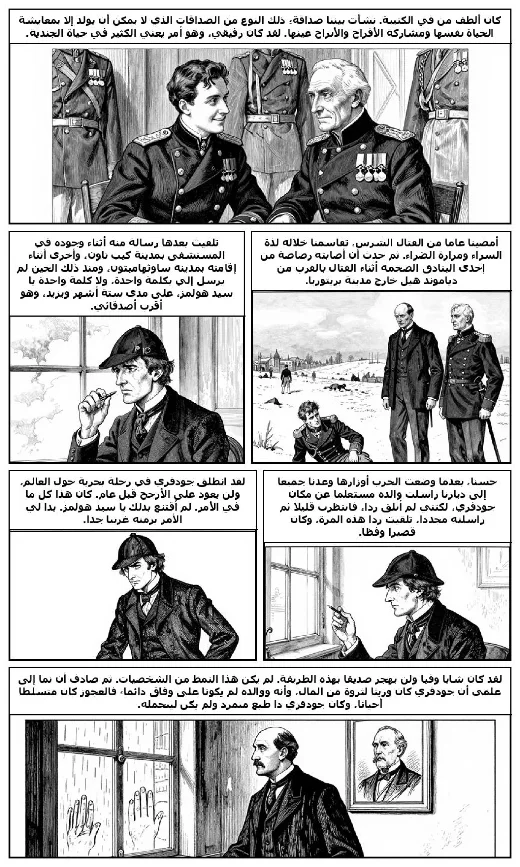 The Adventure of the Blanched Soldier manga adaptation by Arthur Conan Doyle · Page 4