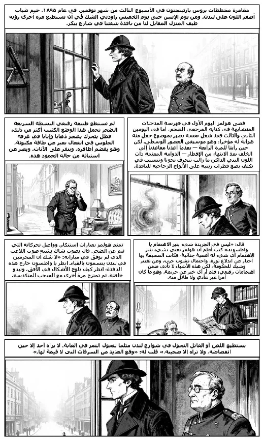 The Adventure of the Bruce-Partington Plans manga adaptation by Arthur Conan Doyle · Page 1