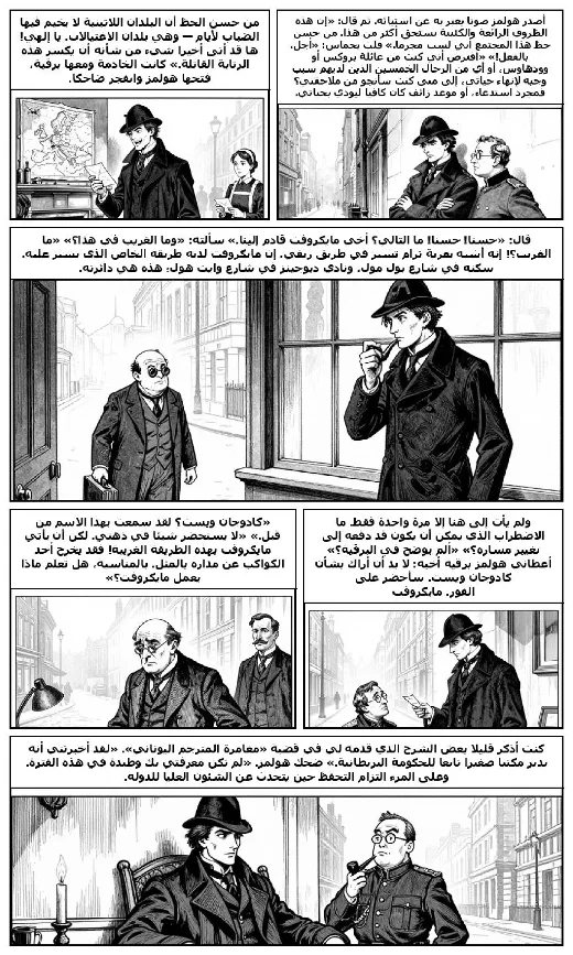 The Adventure of the Bruce-Partington Plans manga adaptation by Arthur Conan Doyle · Page 2