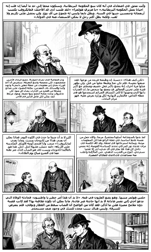 The Adventure of the Bruce-Partington Plans manga adaptation by Arthur Conan Doyle · Page 3