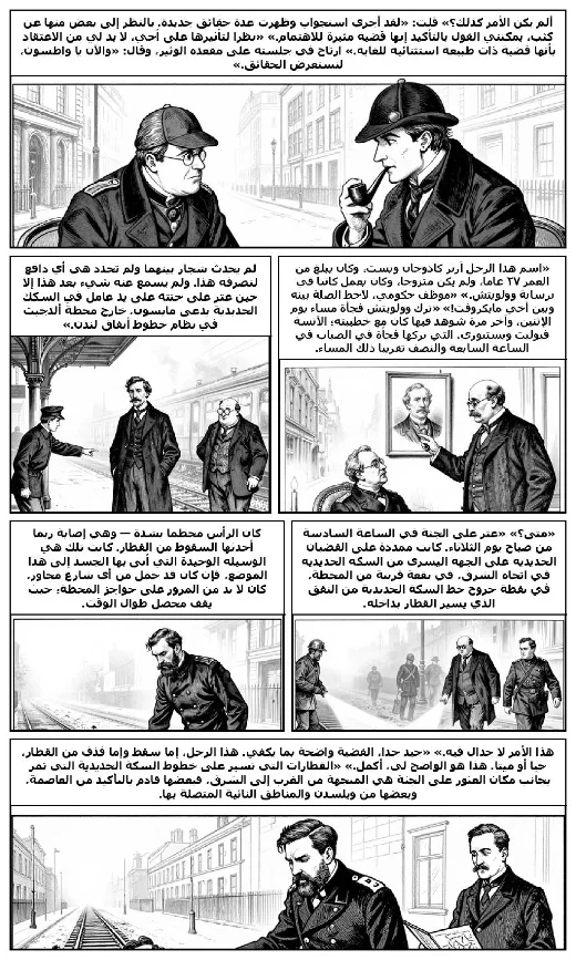 The Adventure of the Bruce-Partington Plans manga adaptation by Arthur Conan Doyle · Page 4
