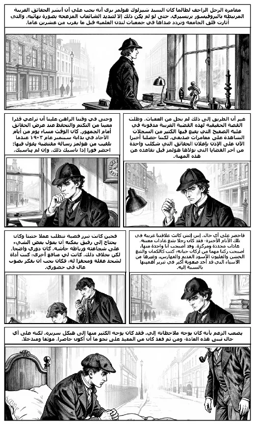 The Adventure of the Creeping Man manga adaptation by Arthur Conan Doyle · Page 1