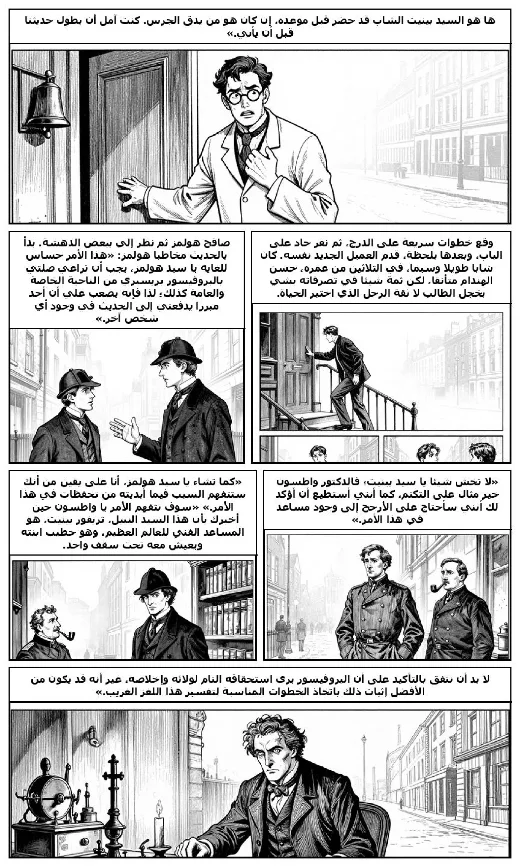 The Adventure of the Creeping Man manga adaptation by Arthur Conan Doyle · Page 4