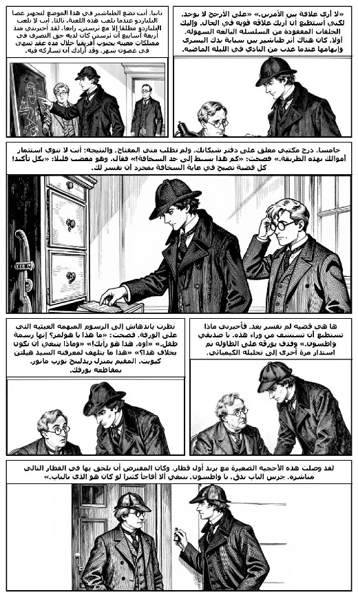 The Adventure of the Dancing Men manga adaptation by Arthur Conan Doyle · Page 2