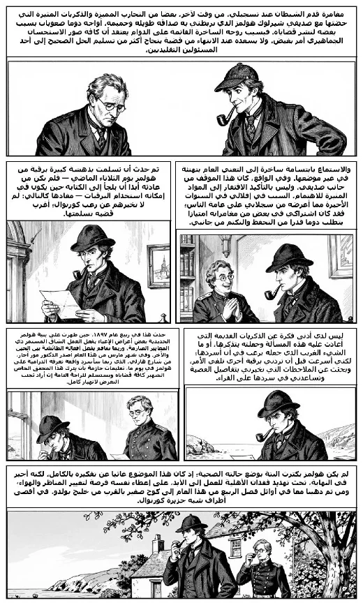 The Adventure of the Devil's Foot manga adaptation by Arthur Conan Doyle · Page 1