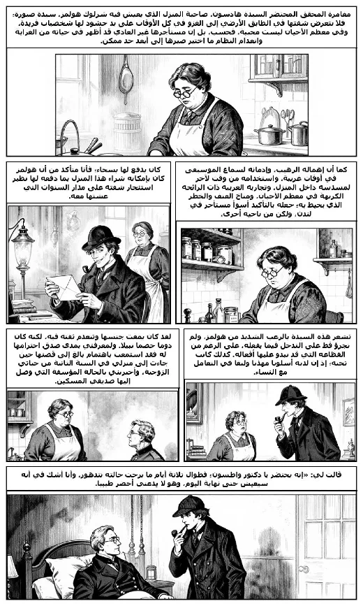 The Adventure of the Dying Detective manga adaptation by Arthur Conan Doyle · Page 1