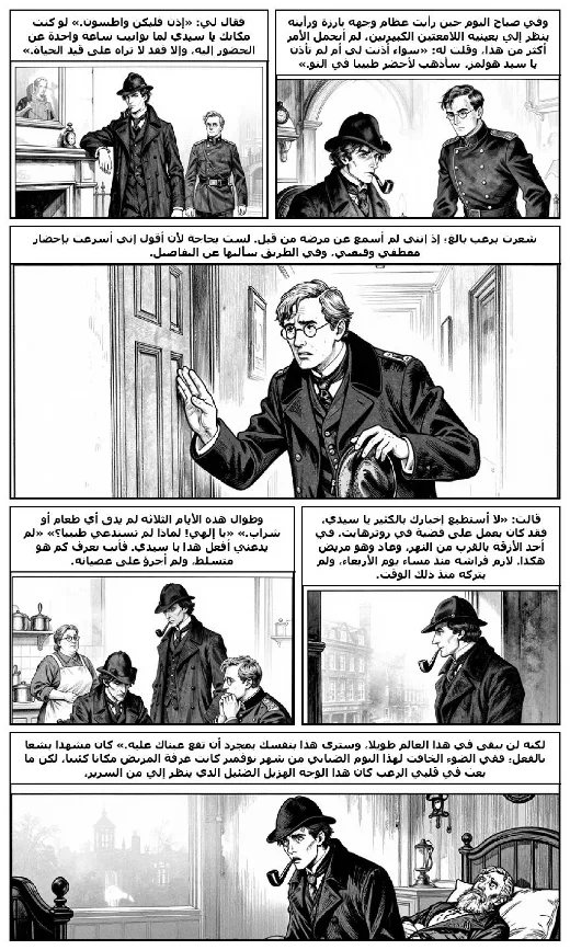 The Adventure of the Dying Detective manga adaptation by Arthur Conan Doyle · Page 2