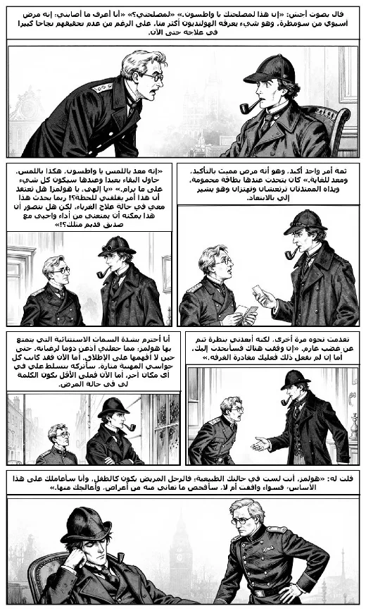 The Adventure of the Dying Detective manga adaptation by Arthur Conan Doyle · Page 4