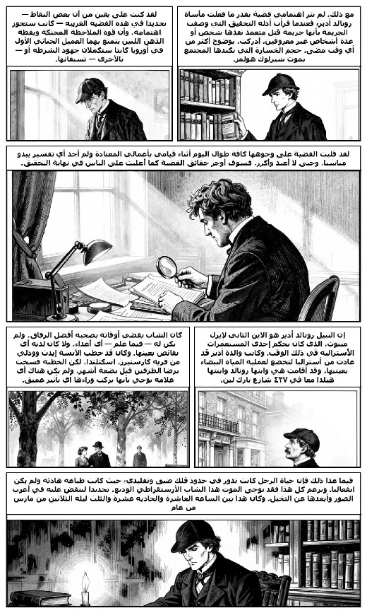 The Adventure of the Empty House manga adaptation by Arthur Conan Doyle · Page 2