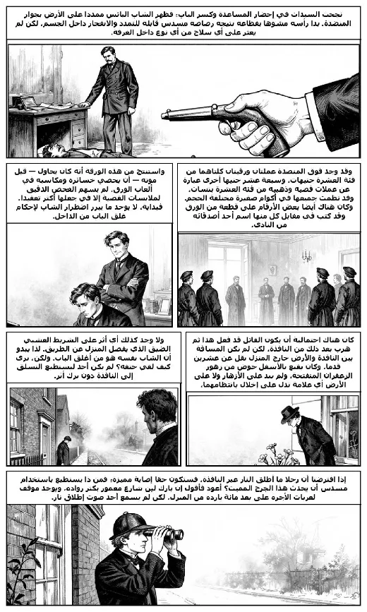 The Adventure of the Empty House manga adaptation by Arthur Conan Doyle · Page 4