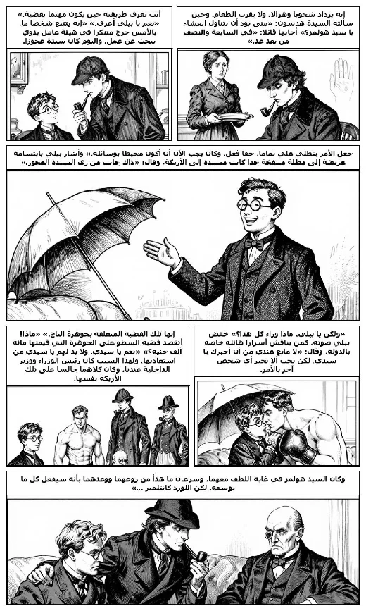 The Adventure of the Mazarin Stone manga adaptation by Arthur Conan Doyle · Page 2