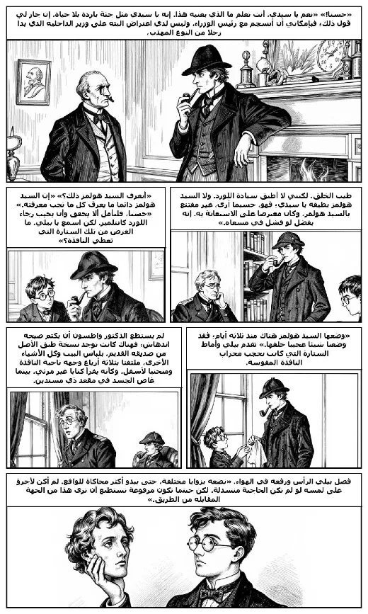 The Adventure of the Mazarin Stone manga adaptation by Arthur Conan Doyle · Page 3