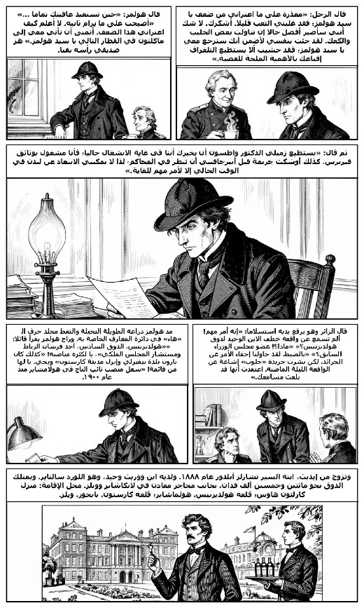 مانغا «مغامرة مدرسة الرهبان» · آرثر كونان دويل · صفحة 2