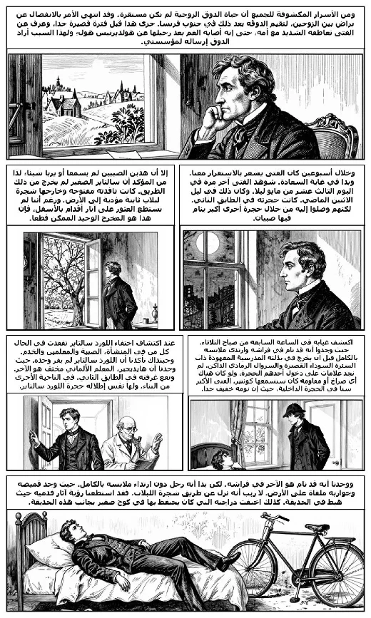 مانغا «مغامرة مدرسة الرهبان» · آرثر كونان دويل · صفحة 4