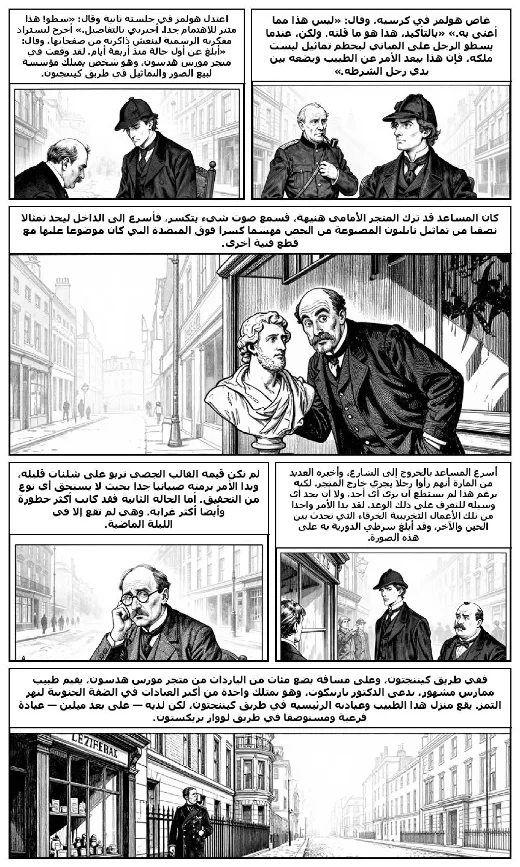 The Adventure of the Six Napoleons manga adaptation by Arthur Conan Doyle · Page 2