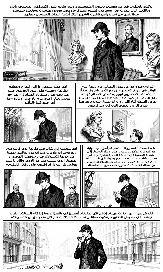 The Adventure of the Six Napoleons manga adaptation by Arthur Conan Doyle · Page 3
